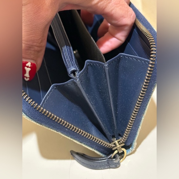 Gucci GG Zip Around Denim Marmont Wallet - Picture 14 of 14